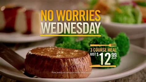 Outback Steakhouse No Worries Wednesday Tv Commercial Wednesdays And