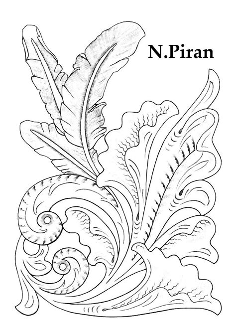 Pin By Naser Piran On Leather Carving Pattern Leather Tooling