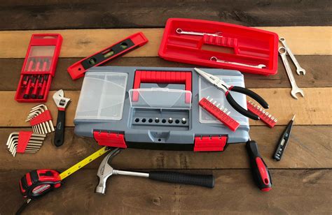 53 Piece Household Tool Kit With Tool Box Apollo Tools