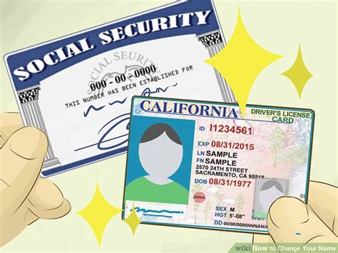 In some states, the dmv and other offices will require you to show a social security card in your married name to move forward, which is why it's a great first step in the name change after marriage process. 3 Ways to Change Your Name - wikiHow