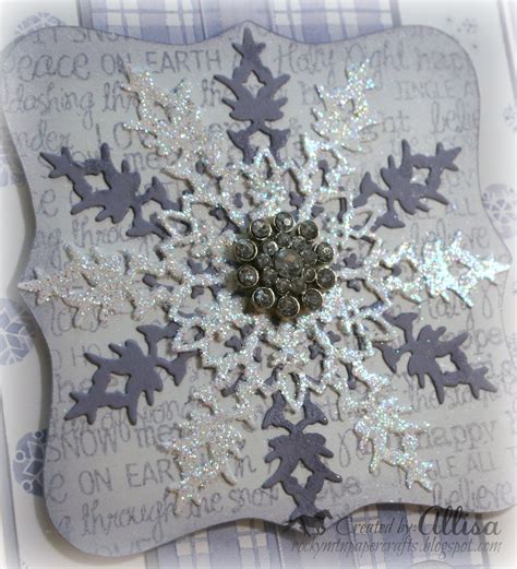 Rocky Mountain Paper Crafts Bianca Snowflake Card