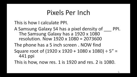 Pixel Per Inches Explained And How To Calculate It