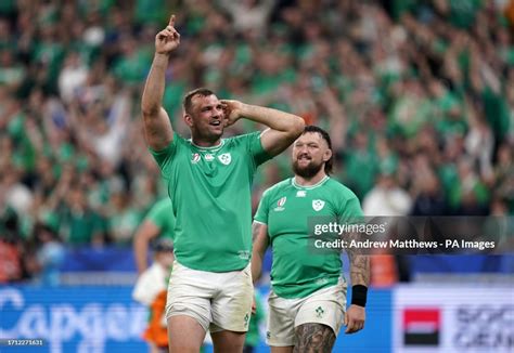 Irelands Tadhg Beirne After The Rugby World Cup 2023 Pool B Match