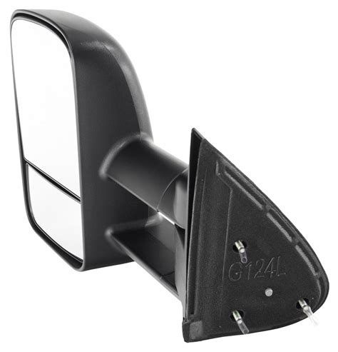 K Source Custom Extendable Towing Mirrors Manual Black Pair K