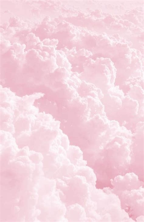 Taste The Clouds Pastel Pink Aesthetic Pink Clouds Wallpaper