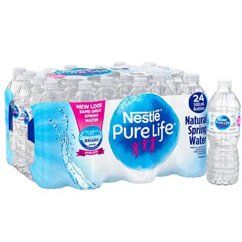 Nestle Pure Life Bottled Natural Spring Water 500 Ml 24cs Grand And Toy