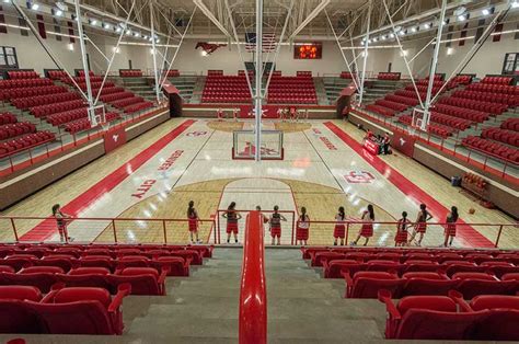 Denver City High School Gymnasium With Patriot Arena Chairs And
