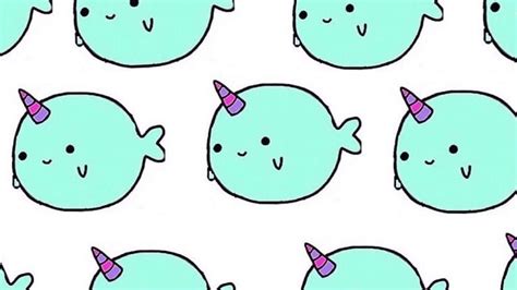 Kawaii Narwhal Wallpapers Wallpaper Cave