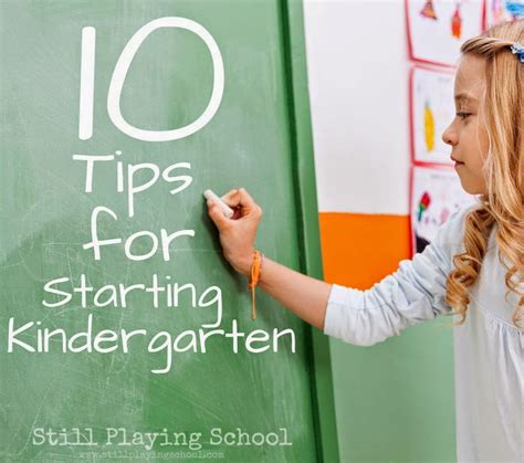 10 Tips To Ease The Kindergarten Transition From A Kindergarten