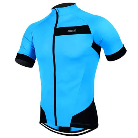 Arsuxeo Mens Summer Short Sleeve Cycling Jersey Mtb Bike Bicycle