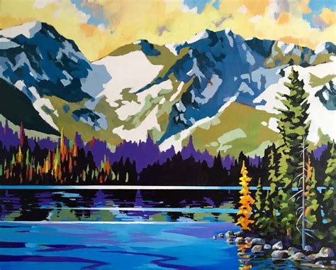 Rocky Mountain High By Brian Buhler Mountain Art Rocky Mountains Art