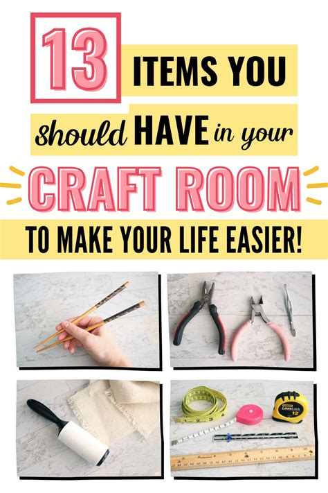 13 Unexpected But Highly Useful Items To Keep In Your Craft Room