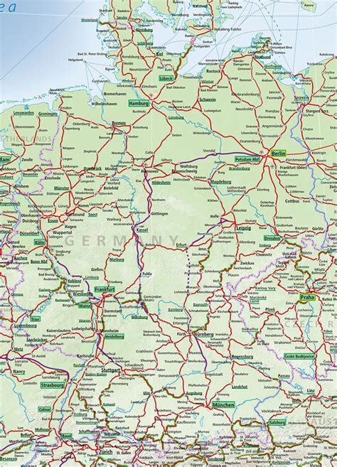 Trains In Germany Map Interactive Map