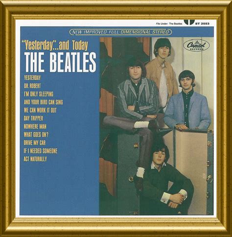 Dr Ebbetts Beatles Cd Yesterday And Today Blue Cover Stereo