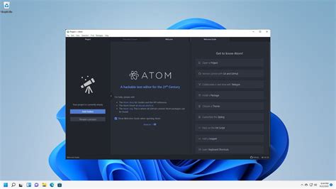 How To Download And Install Atom Editor On Windows 11 Youtube