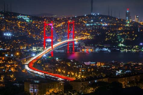 1160 View Bosphorus Suspension Bridge Istanbul Stock Photos Free