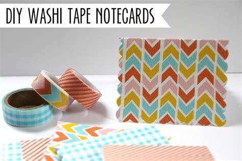 Papercraft Card Washi Idea From Lovely Little Life Diy Washi Tape