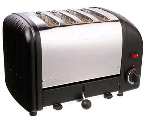 Dualit 4 Slice Toaster 40344 In Black The Dualit Vario Toaster Combines