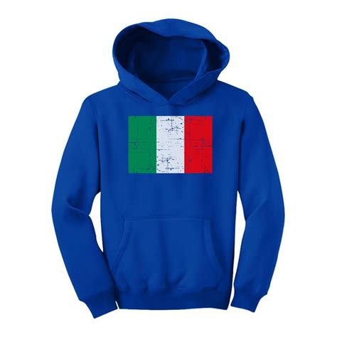 retro italy flag youth hoodie hoodies