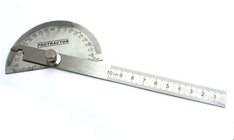 Rotary Protractor Measuring Angle Square Drawing Line Rule Gauge