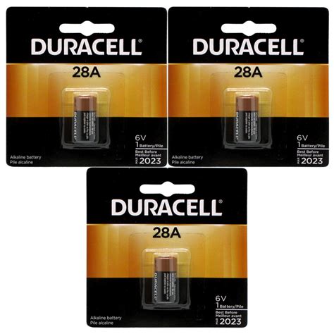 Duracell 6v Alkaline Medical Battery A544 4lr44 Px28a 3 Pk