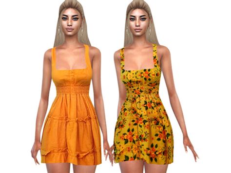Summer Style Colorful Dresses By Saliwa At Tsr Sims 4 Updates
