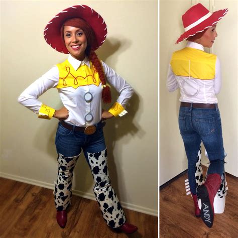 Went All Out This Year And Made My Own Diy Jessie The Cowgirl Costume From Toy S Jessie