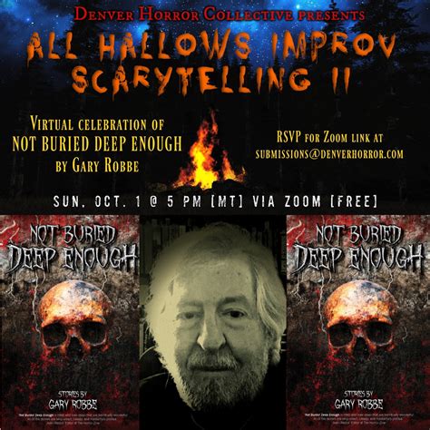 All Hallows Improv Scarytelling Ii A Virtual Celebration Of Not Buried