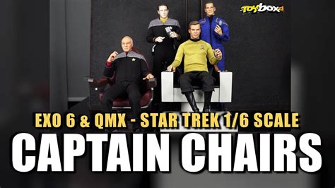 Star Trek Captain Chairs Exo 6 And Qmx 16 Scale 星際迷航 スタートレック Youtube