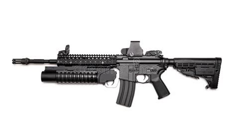 M4a1 Assault Rifle With Grenade Launcher Stock Photo Image Of Assault