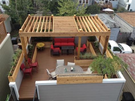 14 Amazing Rooftop Pergola Design Ideas