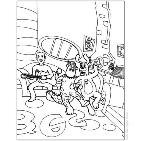 Wags Wiggles Coloring Pages