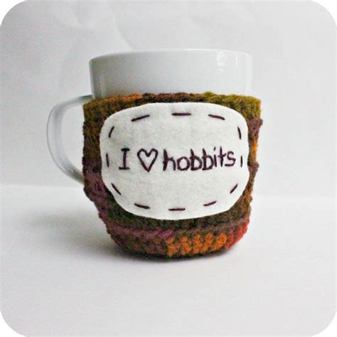 We Should Make A Hobbit Styled Mug Cozy Perhaps In A Pattern Worn By