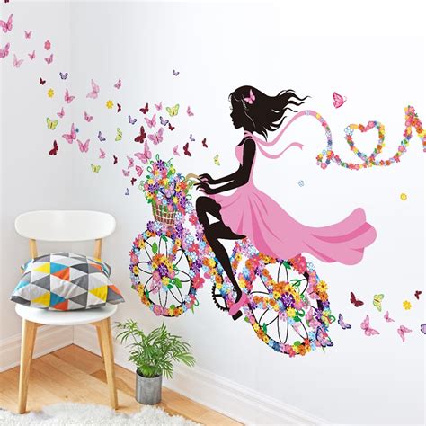 Wall stickers at spotlight are a perfect way to decorate a new nursery or add colour to a kids room! DIY Wall Decor Dancing Girl Art Wall Stickers For Kids ...