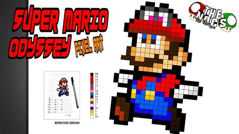 Super Mario Odyssey Pixel Art How To Draw A Super Mario Odyssey Pixel