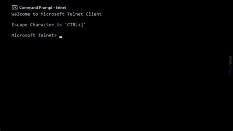How To Install Telnet In Windows 10 Operating System