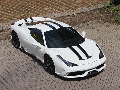 The ferrari 458 speciale a is restricted to a run of 499 units and with the 458 coupé selling in the neighborhood of us$250,000, it will probably be the priciest of the 458 line. 2014 Used Ferrari 458 Speciale | Bianco Avus