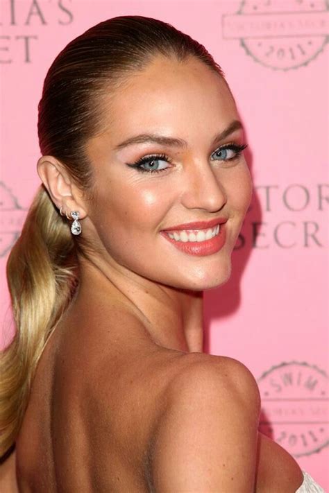 Candice Candice Swanepoel Ponytail Hairstyles Perfect Ponytail