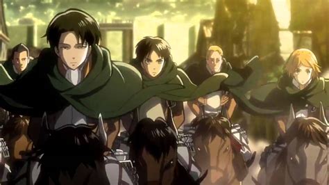 In shingeki no kyojin season 2, eren yeager and others of the 104th training corps have just begun to become full members of the survey corps. shingeki no kyojin movie 2 Jiyuu No Tsubasa trailer 2 HD ...