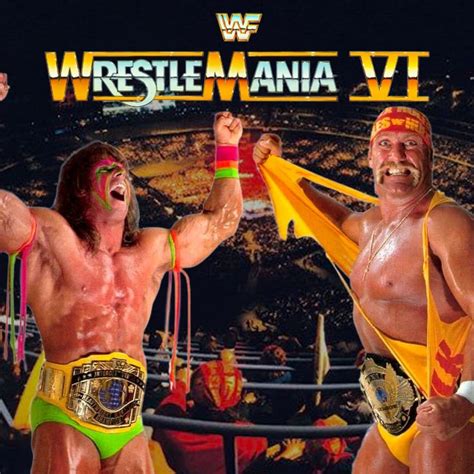 WWF WWE Magazine Wrestlemania VI 6 Hulk Hogan Ultimate Warrior Snake