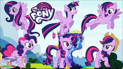My Little Pony Mane 6 Transforms Twilight Sparkle Color Swap Surprise