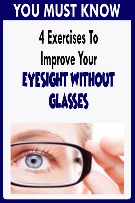 4 Exercises To Improve Your Eyesight Without Glasses