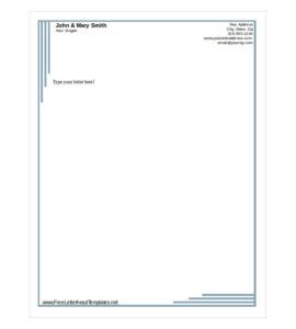 Add your signature flair to professional letters with our free personal letterhead templates from customizable designs. sample-doc-Business-Letterhead-Template-Free-Download