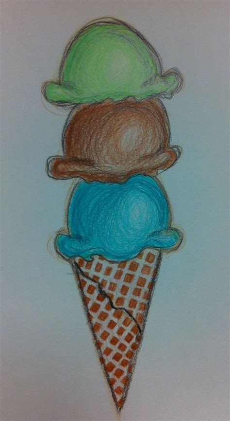 Angela Anderson Art Blog: Ice Cream Colored Pencil ... Create an artistic pencil sketch out of your profile photo automagically!