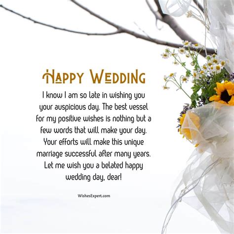 28 Belated Wedding Wishes And Messages