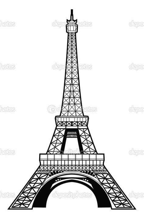 Eyfel Kulesi çizimi Stok İllüstrasyon 35288775 Eiffel Tower Drawing