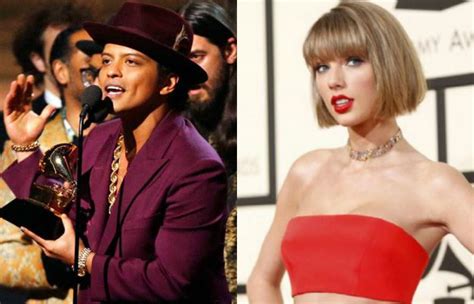 Grammy Bruno Mars Y Taylor Swift Los Grandes Ganadores