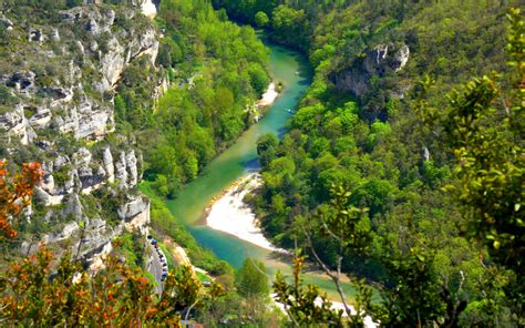 The Gorges Tarn Is A Canyon Formed By The Tarn River Between The Causse