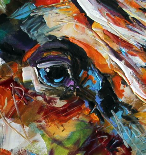 Texas Contemporary Fine Artist Laurie Pace Abstract Horse Paintings