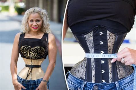 Mum Wears Corset 23 Hours A Day To Get 18 Inch Waist She Even Keeps